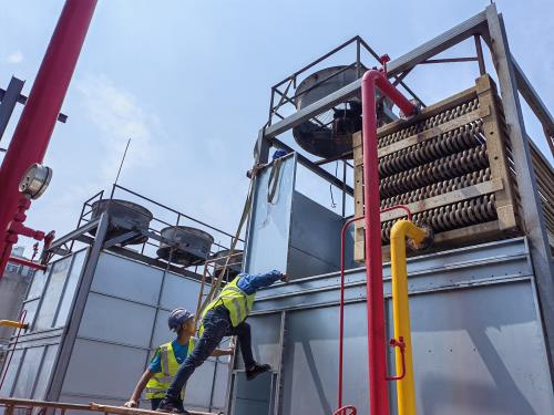 冷卻水塔的布風影響散熱到底好不好