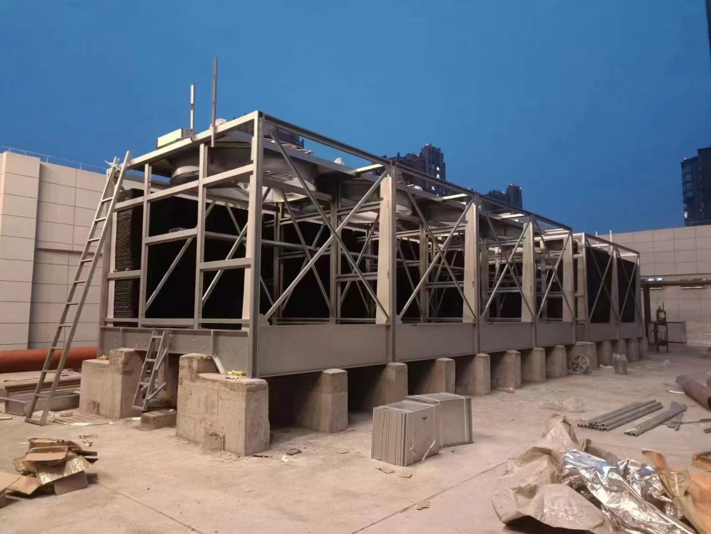 閉式冷卻塔工作效率及注意事項,你了解多少？(閉式冷卻